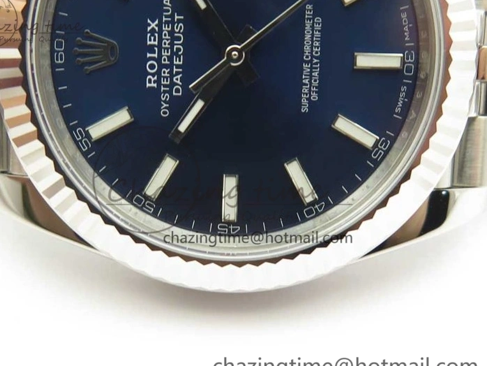 MiroTime 0517 DateJust 41 126334 ARF 1:1 Best Edition 904L Steel Blue Dial on Jubilee Bracelet A WaterResistant 3254